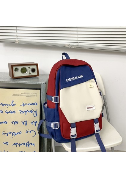 Son Moda Ortaokul Öğrencisi Okul Çantaları, Nefes Alabilen, Aşınmaya Dayanıklı ve Yükü Azaltan Naylon Malzemeden Üretilmiştir, Erkek ve Kız Çocuk Okul Çantaları Için Uygundur (Yurt Dışından)