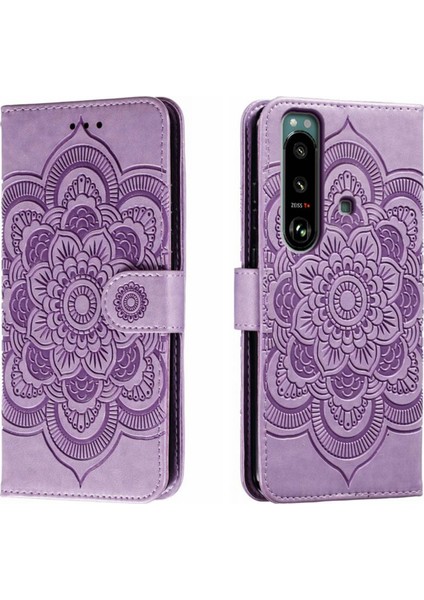 Sony Xperia 5 Iıı Için Mandala Pu Kılıf (Yurt Dışından)