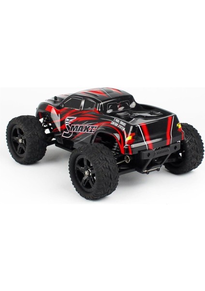 1635 1/16 Ölçek, 4WD Off Road Monster Truck (Smax) Kırmızı Kaportalı, Fırçasız Motorlu, 7.4V 1500MAH Li-Po Pilli, Rc Model