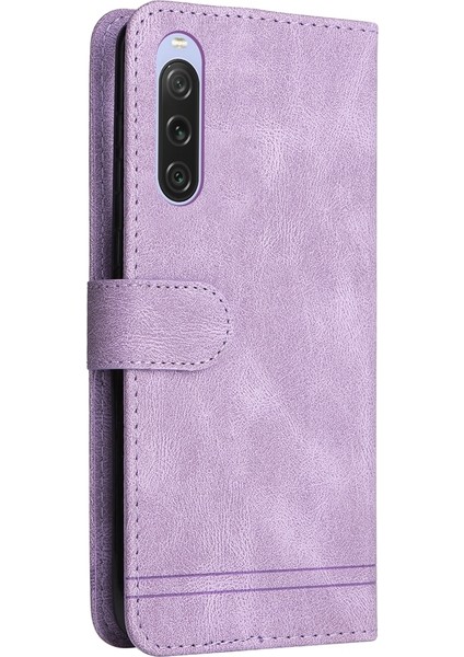 Sony Xperia 10 V Için Skin Fe Deri Kılıf (Yurt Dışından)