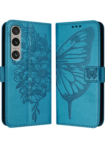 Sony Xperia 1 Vı Için Kabartmalı Pu Kılıf (Yurt Dışından)