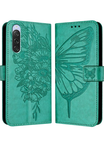 Sony Xperia 10 V Için Kabartmalı Pu Kılıf (Yurt Dışından)