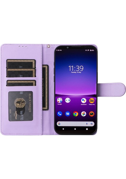 Sony Xperia 1 Iv Için Deri Flip Telefon Kılıfı (Yurt Dışından)