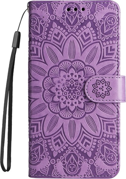 Sony Xperia 10 V Için Kabartmalı Ayçiçeği Deri Kılıf (Yurt Dışından) fiyatları