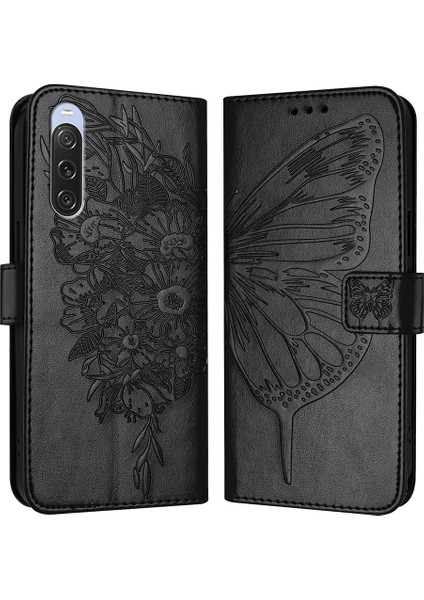 Sony Xperia 10 V Için Kabartmalı Pu Kılıf (Yurt Dışından)