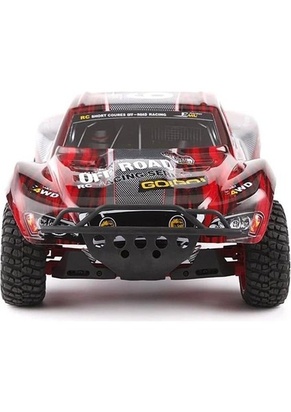 8021 1/8 Ölçek, 4WD Off Road Short Course (9 Emu) Kırmızı Kaportalı, Fırçalı Motorlu, 7.4V 3300MAH Li-Po Pilli, Rc Model A