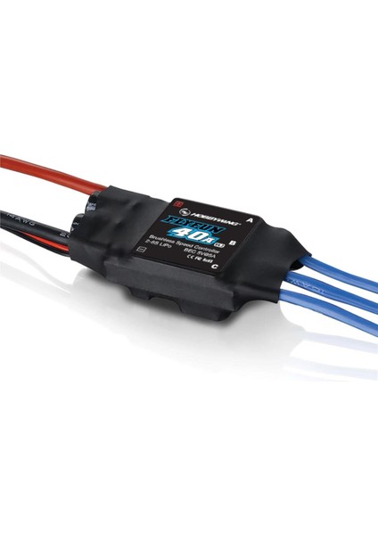 30214201 Flyfun Serisi, 80 Amper, 3-8s Lipo, 90 Gram, Fırçasız Uçak Motoru Için Elektronik Hız Kontrolü