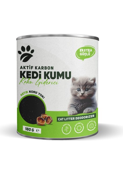 Kedi Kumu Koku Giderici Aktif Karbon 180 gr