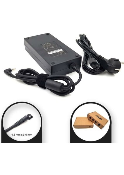 Msı Katana GF76 12UD-218TR Uyumlu Adaptör, Şarj Aleti Cihazı 180W