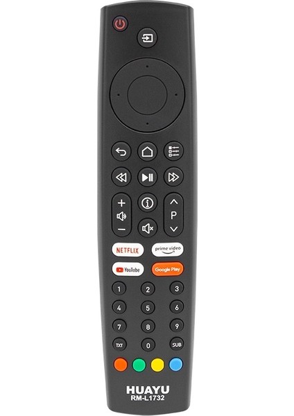 Arçelik-Grundig-Beko Netflıx-Youtube-Google Play-Prıme Vıdeo Tuşlu Lcd-Led Tv KUMANDA*10988