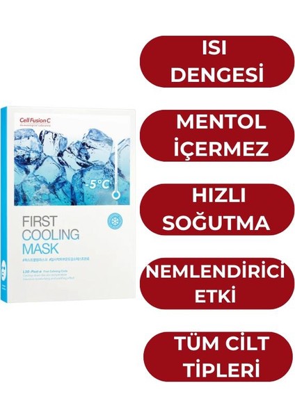 Post Alpha First Soğutucu Maske 27 gr x 5 Adet