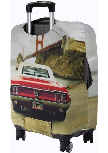 103 Mustang Valiz / Bavul Kılıfı - 103 Mustang