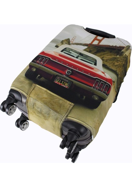 103 Mustang Valiz / Bavul Kılıfı - 103 Mustang