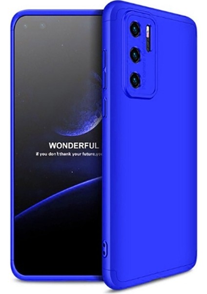 Huawei P40 Pro Uyumlu Kılıf Ays Kapak, Mavi