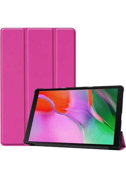 Huawei Matepad T8 Uyumlu Tablet Kılıfı Smart Cover Standlı Akıllı Kılıf, Pembe