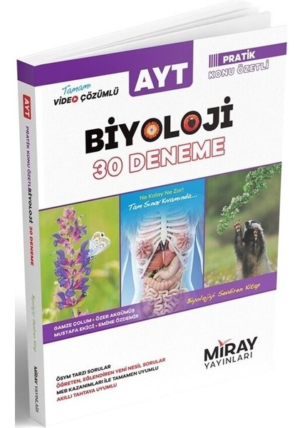 AYT Biyoloji 30 Deneme