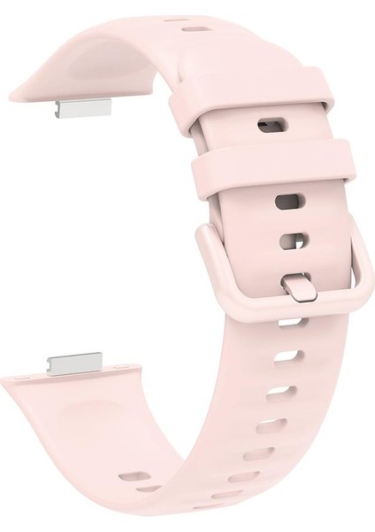 Huawei Watch Fit 3 Uyumlu Silikon Kordon Spor Kayış Soft Jel Band Özel Pim Tasarımı