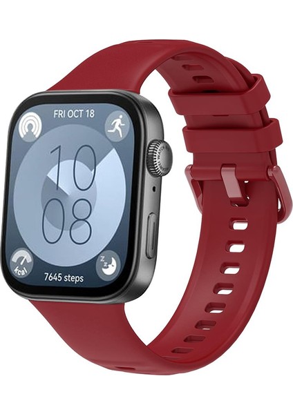 Huawei Watch Fit 3 Uyumlu Silikon Kordon Spor Kayış Soft Jel Band Özel Pim Tasarımı fiyatları
