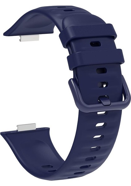 Huawei Watch Fit 3 Uyumlu Silikon Kordon Spor Kayış Soft Jel Band Özel Pim Tasarımı