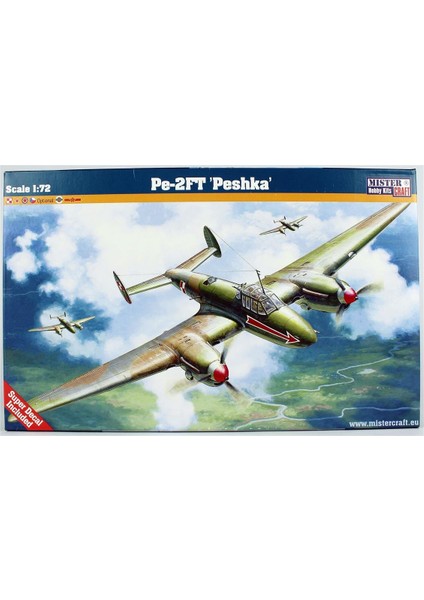 E026 1/72 Pe-2ft (Peshka) Bombardıman Uçağı Plastik Model Kiti