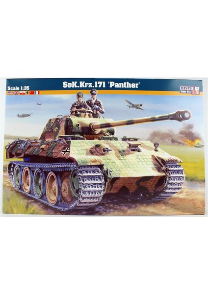 G090 1/35 SD.KFZ.171 Panther Ana Muharebe Tankı Plastik Model Kiti