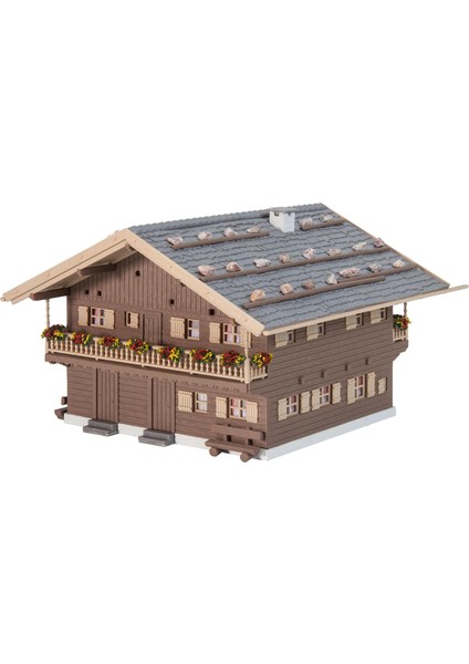 190139 1/87 Ölçek, Alp Dağları Köy Evleri Seti Plastik Model Kiti modelleri