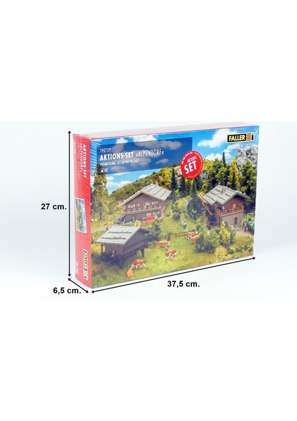 190139 1/87 Ölçek, Alp Dağları Köy Evleri Seti Plastik Model Kiti indirimleri