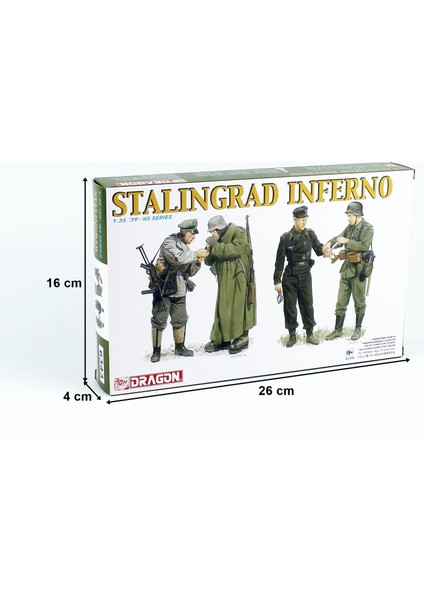 6343 1/35 Ölçek Stalingadr Cehennemi Asker Figürleri Plastik Model Kiti fırsatları