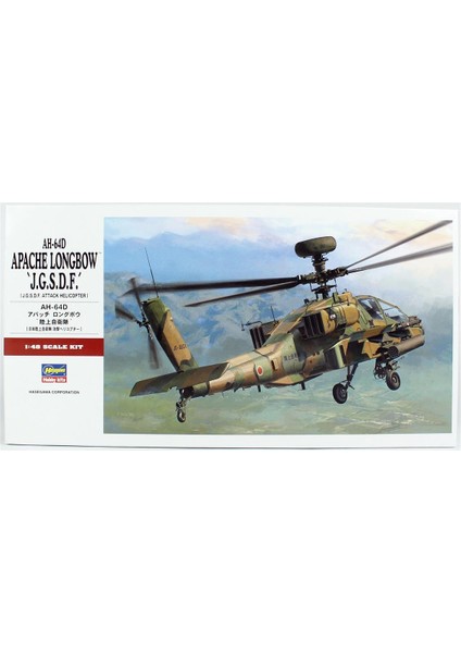PT42 7242 1/48 Ölçek, AH-64D Apache Longbow (Jgsdf), Askeri Helikopter Plastik Model Kiti