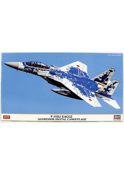 2454 1/72 Ölçek, F-15DJ Eagle (Aggressor Digital Camouflage), (Limited Edition), Savaş Uçağı Plastik Model Kiti