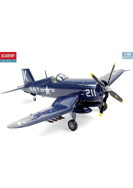 12353 1/48 Ölçek, Vought F4U-4 Corsair Savaş Uçağı, Plastik Model Kiti