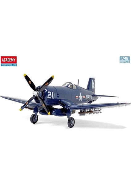 12353 1/48 Ölçek, Vought F4U-4 Corsair Savaş Uçağı, Plastik Model Kiti
