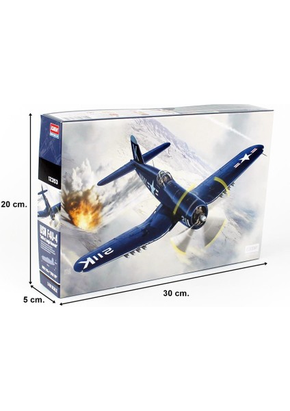 12353 1/48 Ölçek, Vought F4U-4 Corsair Savaş Uçağı, Plastik Model Kiti