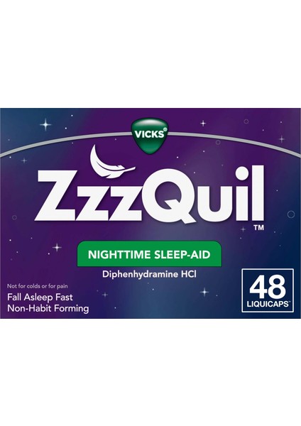 Zzzquil Nighttime Sleep Aid 48 Liquicaps