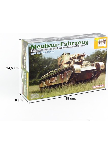 6968 1/35 Ölçek Fahrzeug Nr.2 Tankı Plastik Model Kiti indirimleri