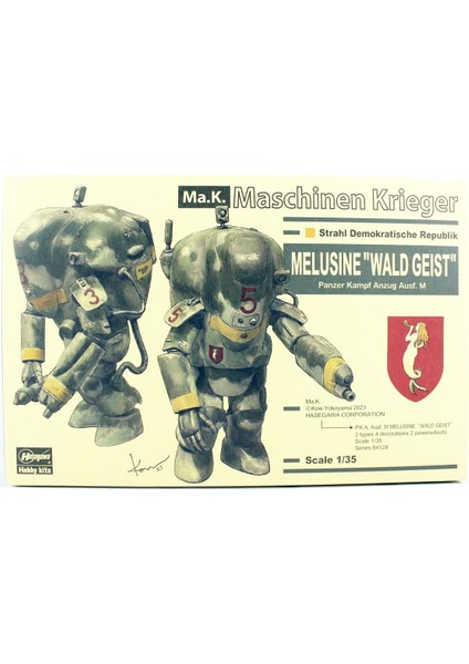 64128 1/35 Ölçek, Pka Ausf. M Melusine (Wald Geist) (2 Adet), Bilim Kurgu Plastik Model Kiti