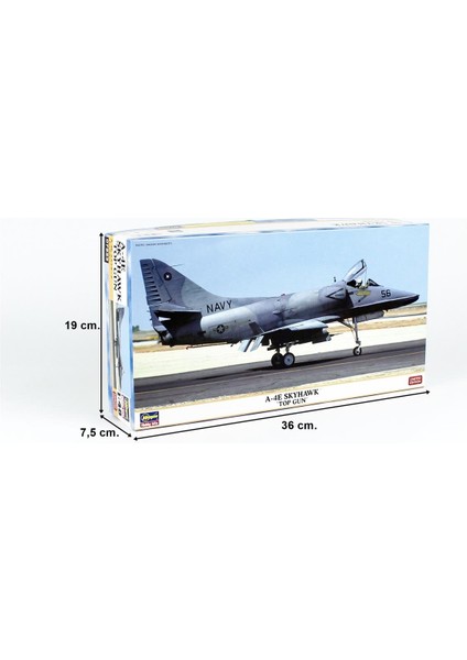 7523 1/48 Ölçek, A-4e Skyhawk (Top Gun), (Limited Edition), Savaş Uçağı Plastik Model Kiti
