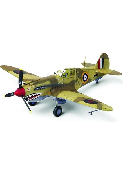 12235 1/48 Ölçek, Tomahawk Iıb (Ace Of African Front) Savaş Uçağı, Plastik Model Kiti