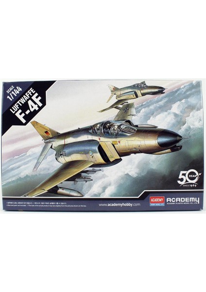12611 1/144 Ölçek, Luftwaffe F-4f Savaş Uçağı, Plastik Model Kiti