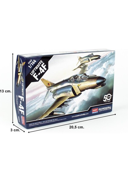 12611 1/144 Ölçek, Luftwaffe F-4f Savaş Uçağı, Plastik Model Kiti fırsatları