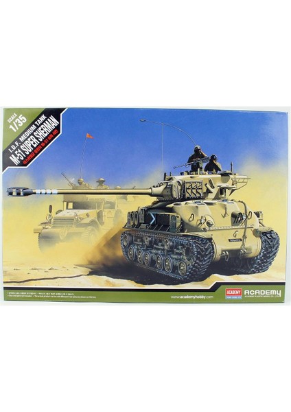 13254 1/35 Ölçek, I.d.f. M-51 Super Sherman Tankı, Plastik Model Kiti