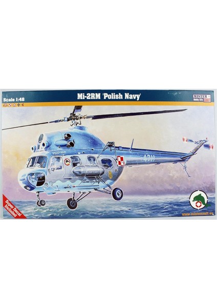 F154 1/48 Mi-2 Rm (Polonya Donanması) Askeri Helikopter Plastik Model Kiti