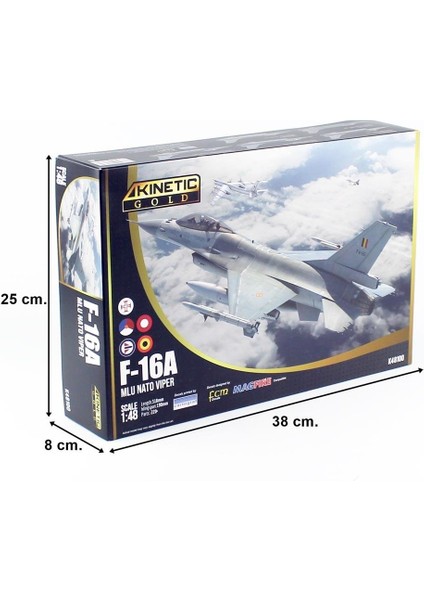 K48100 1/48 F-16A (Mlu Nato Viper) Savaş Uçağı, Plastik Model Kiti indirimleri