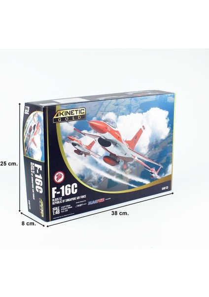 K48133 1/48 F-16C Block 52 (Black Knights-Republic Of Singapore Air Force) Savaş Uçağı, Plastik Model Kiti fırsatları