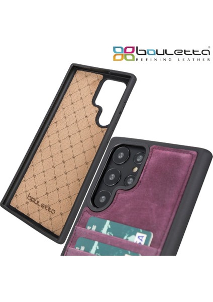 Samsung Galaxy S22 Ultra Uyumlu Deri Arka Kapak Fxcp Cz7
