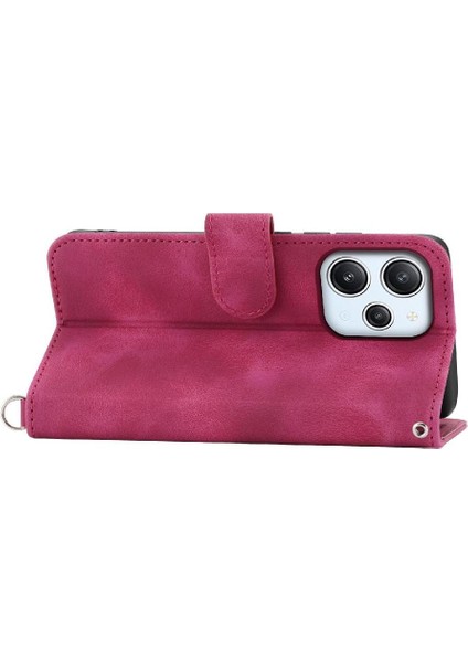 Xiaomi Redmi Için Flip Case 12 4g Bileklik Kabartmalı Darbeye Çoklu (Yurt Dışından) modelleri