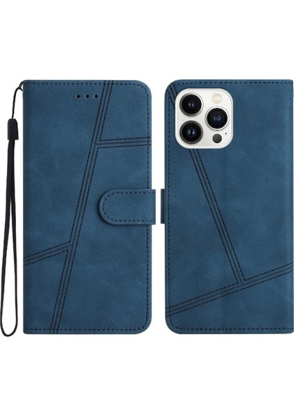 IPhone 15 Için Flip Case Pro Max Flip Folio Cüzdan Pu Deri Kart Yuvaları (Yurt Dışından)