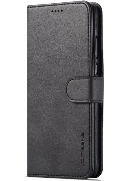 Tutucu ile Huawei P30 Lite Için Kılıf Buzağı Doku Yatay Çevir Deri (Yurt Dışından)