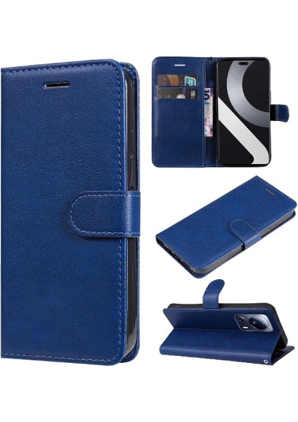 Kart Yuvası Klasik Düz Renk Iş ile Xiaomi 13 Lite Için Flip Case (Yurt Dışından) fırsatları