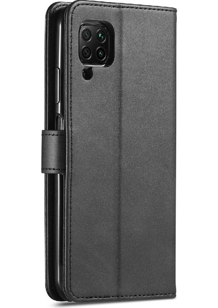 Huawei P40 Lite Buzağı Doku ile Yatay Çevir Deri Kılıf (Yurt Dışından)